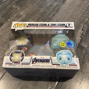 Morgan Stark and Tony Stark Funko pop